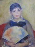 Young Women with a Fan
